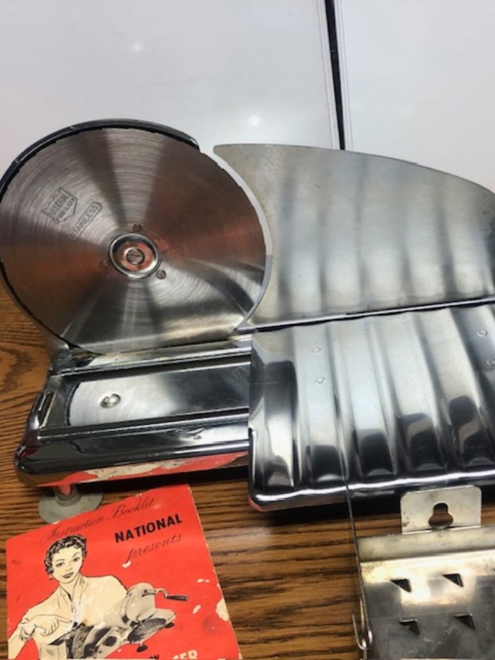 VINTAGE-Manual Food Slicer National Food Slicing Machine Co